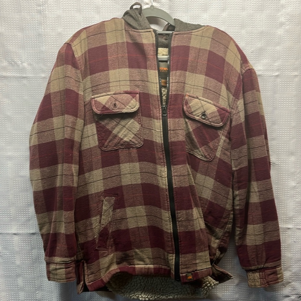 Fleece lined full zip jacket